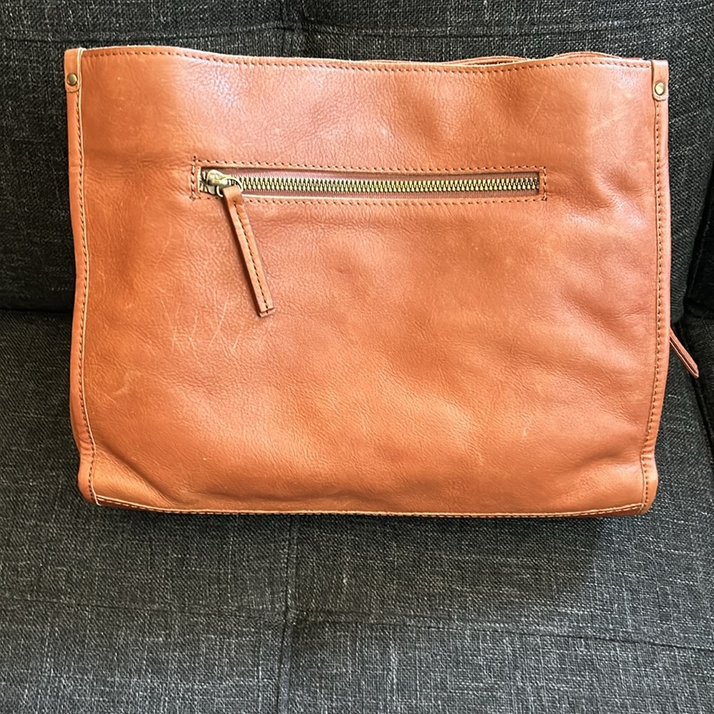 🌼LENOX TRIPLE ENTRY SATCHEL in BRANDY🌼 - Picture 4 of 6